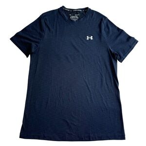 Under Armour Men's Navy Fitted T-Shirt Size L